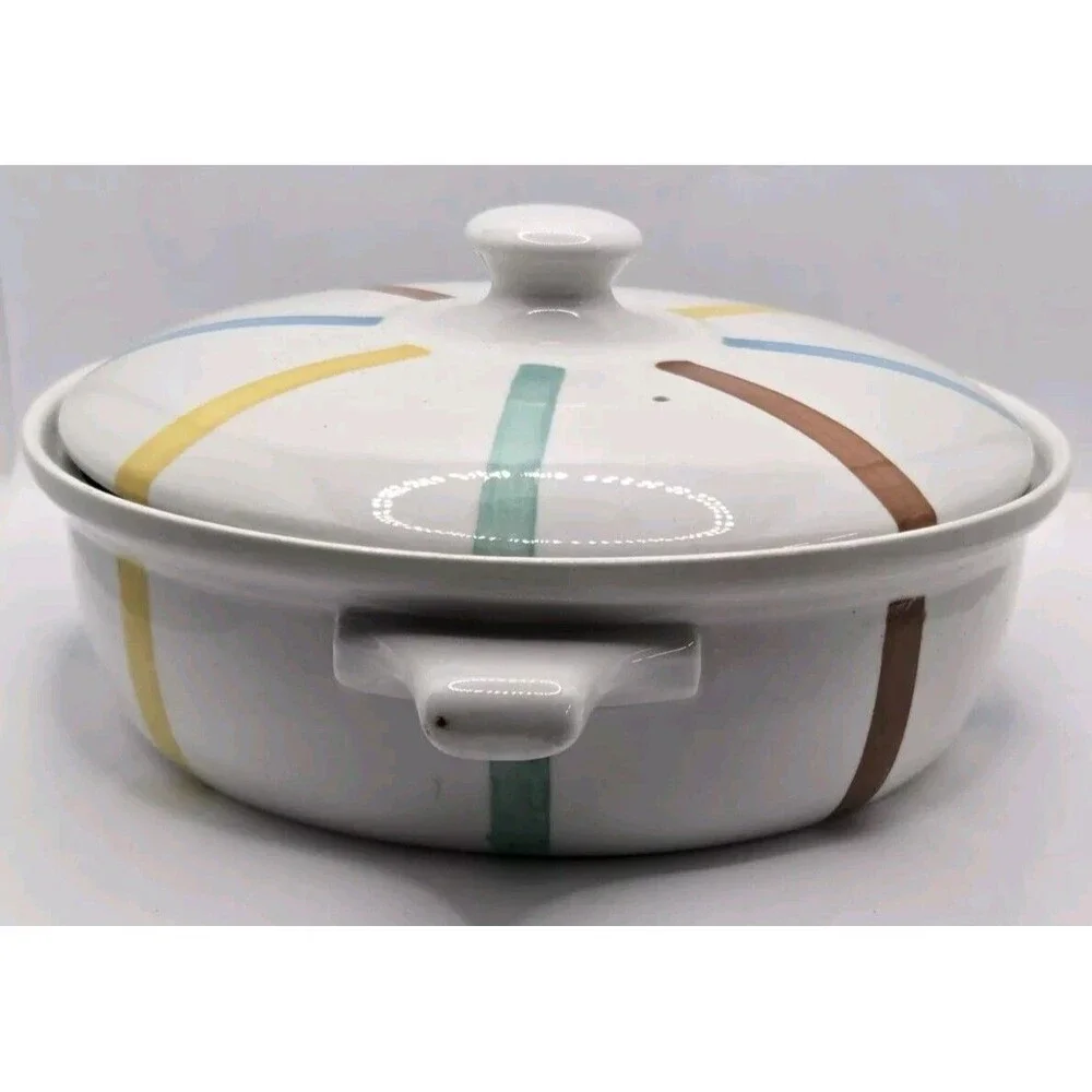 Mid Century Modern de SPHINXPARAFEU Casserole Dish Made in Holland Hand Crafted